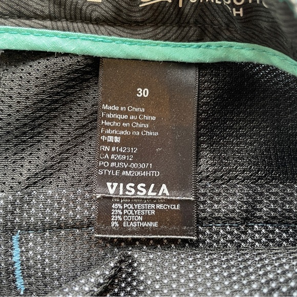 Vissla No See Ums Walk Short Blue, Size 30 - Picture 4 of 7